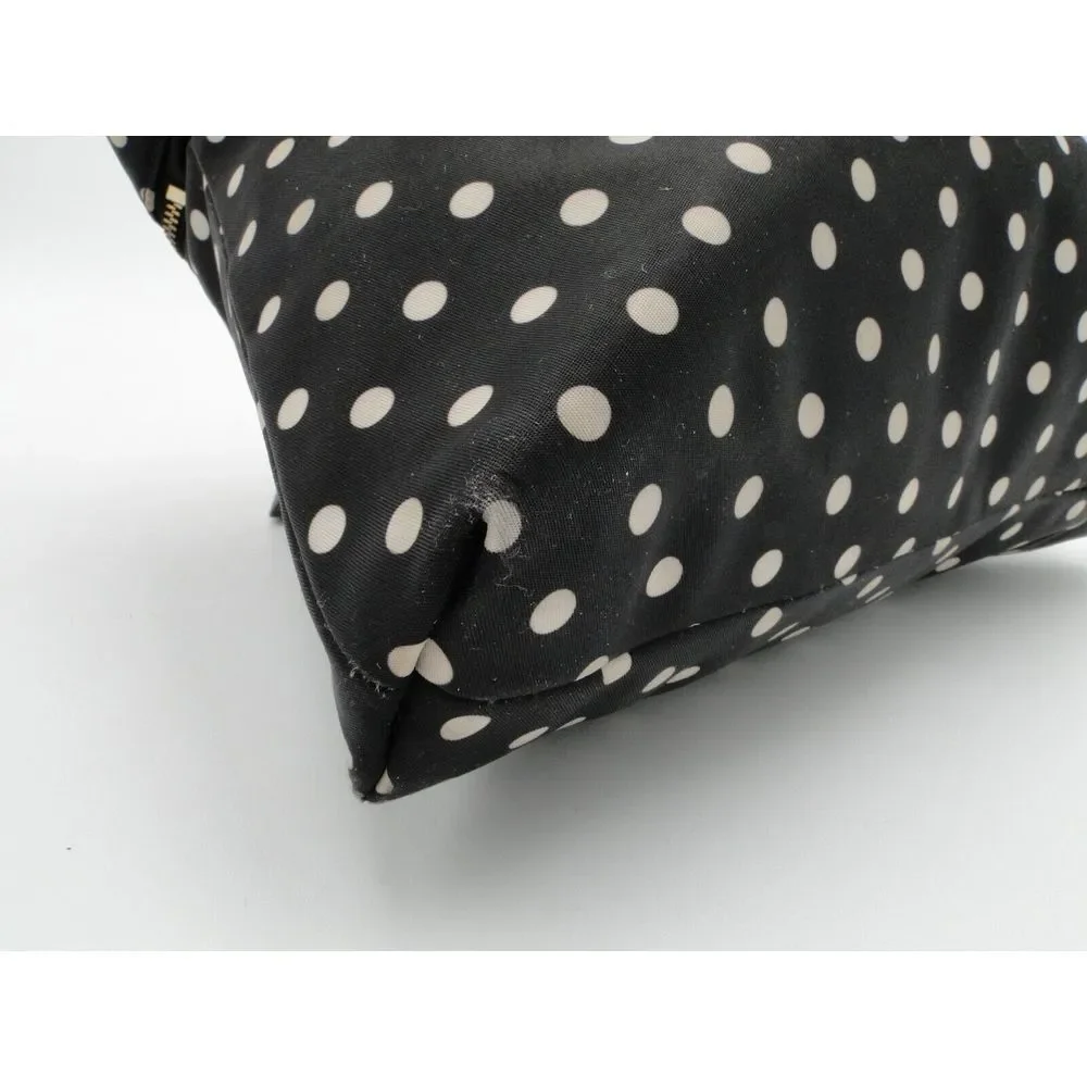 Kate Spade Black Polka Dot Messenger Bag Messenger Bag Pre-owned‎